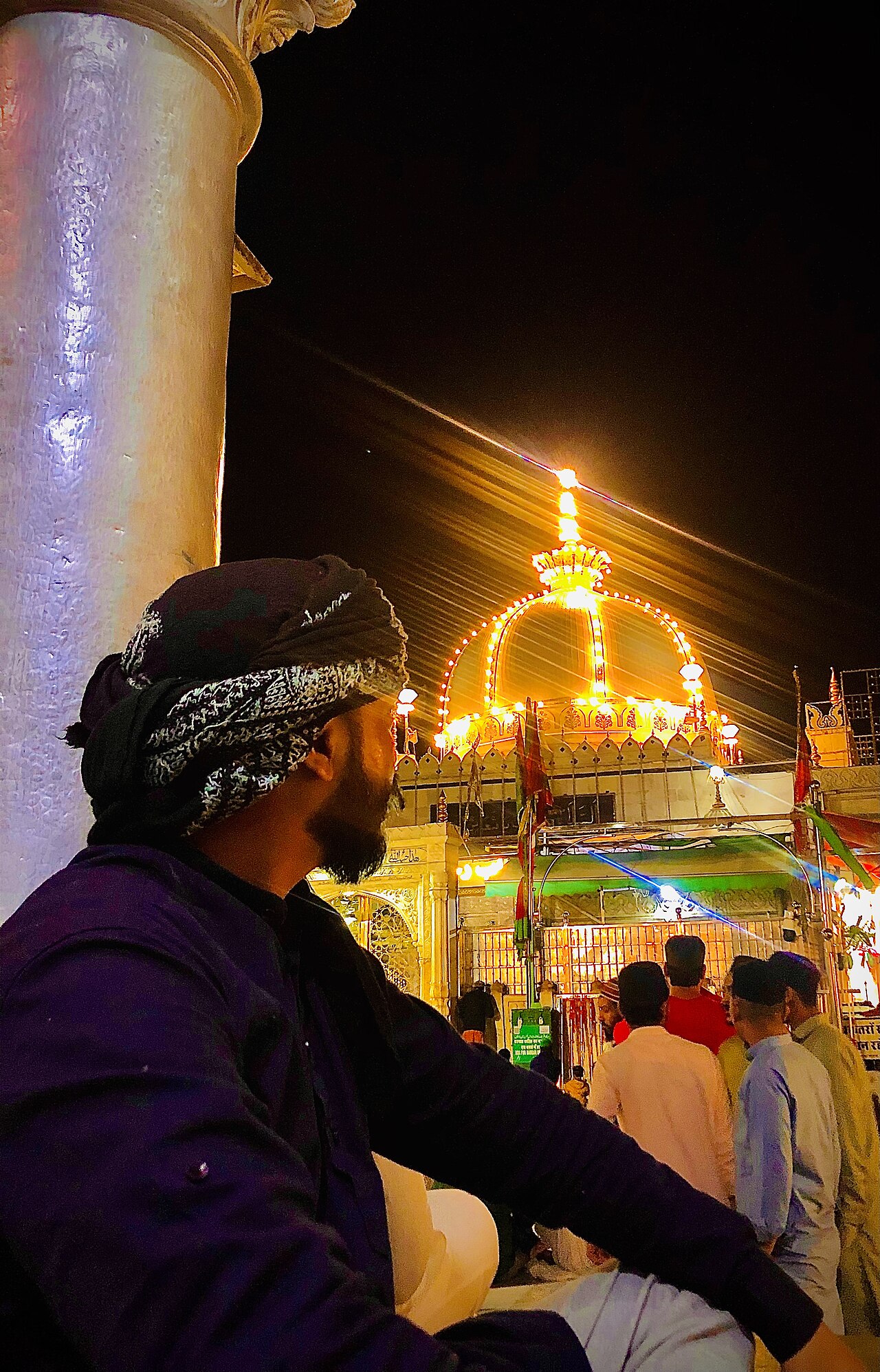 Ajmer Sharif Dargah at night